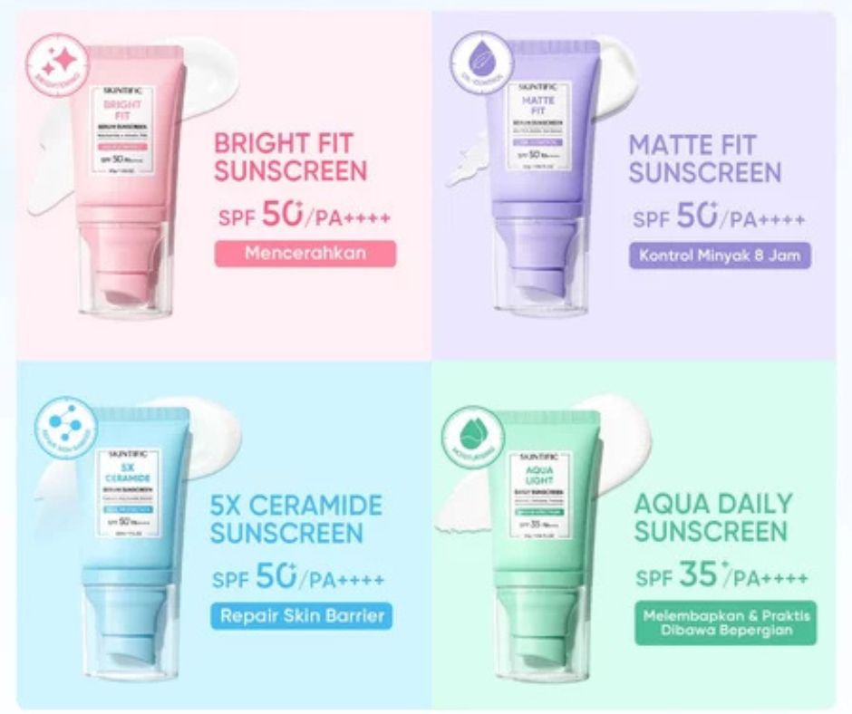 SKINTIFIC UV Shield Sunscreen All Series